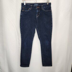Lucky Brand Lolita Capri Crop Jeans Womens 6 28 Dark Blue Wash Denim 0203X